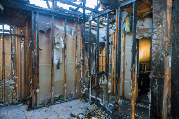 Professional Fire Damage Removal technician working in Brookfield, MO
